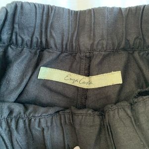 Enza costa linen black pant